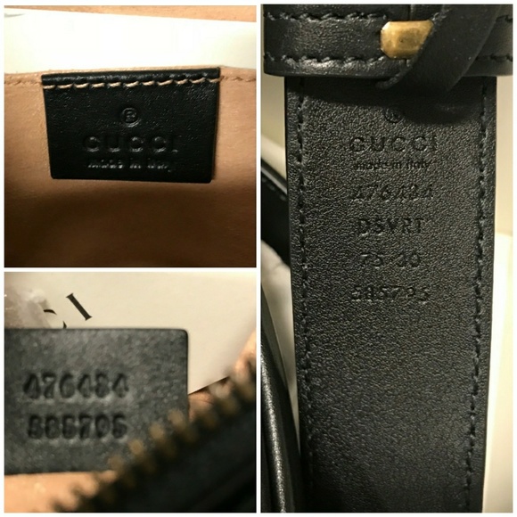 ⭐⭐SOLD⭐⭐ Gucci Marmont Belt Bag Black Leather - Picture 8 of 8